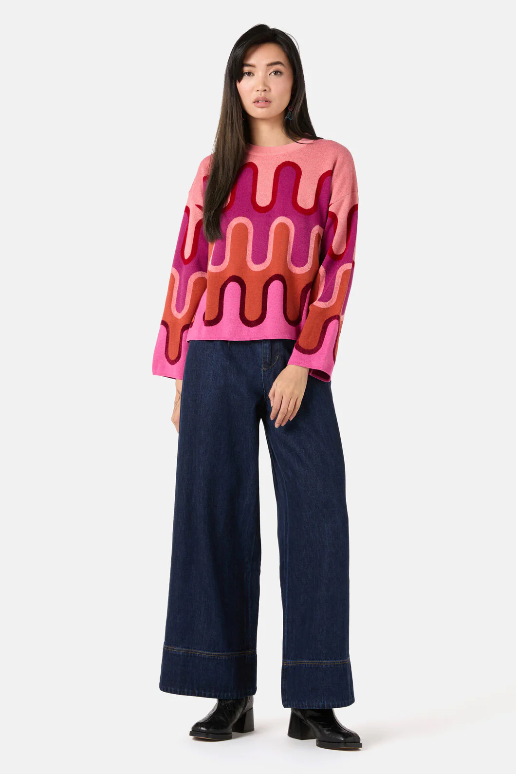 Squiggle Stripe Jumper - Image 2