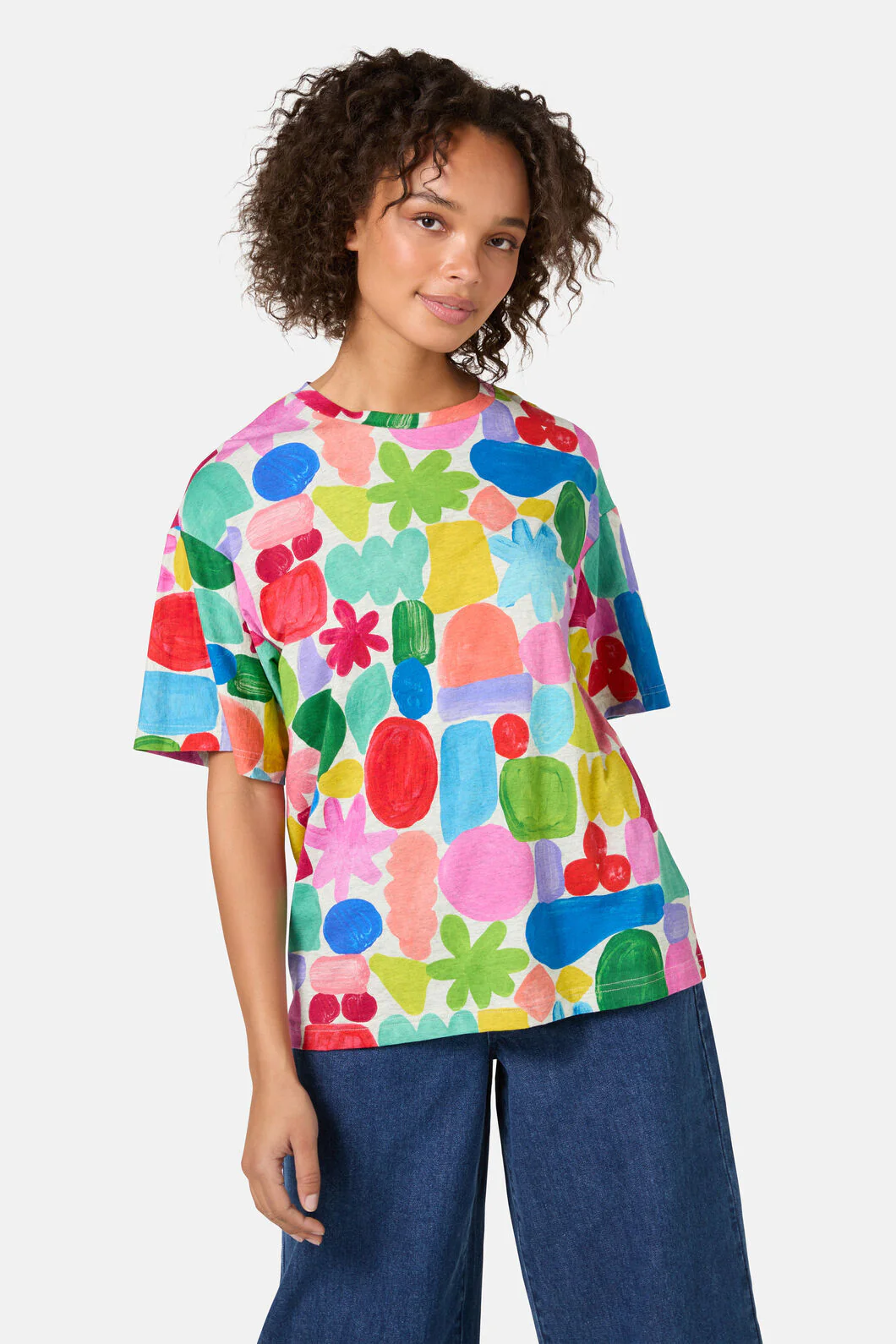 Stamp Your Feet Print OS Tee