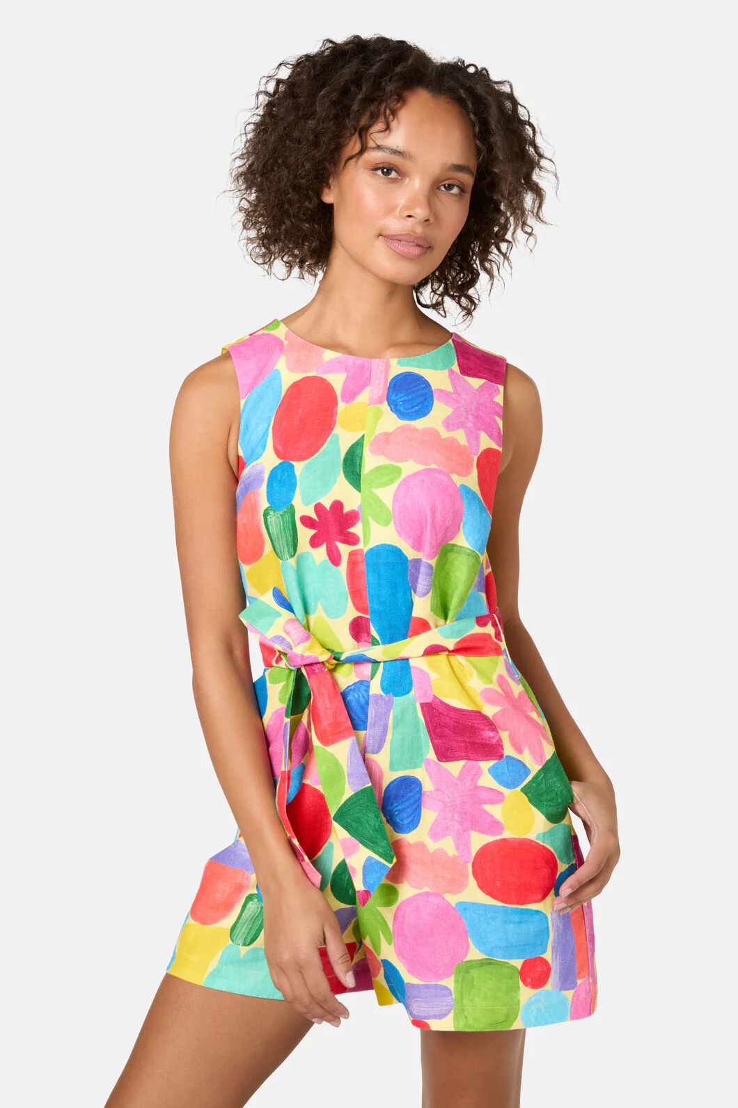 Stamp Your Feet Print Playsuit - Image 3