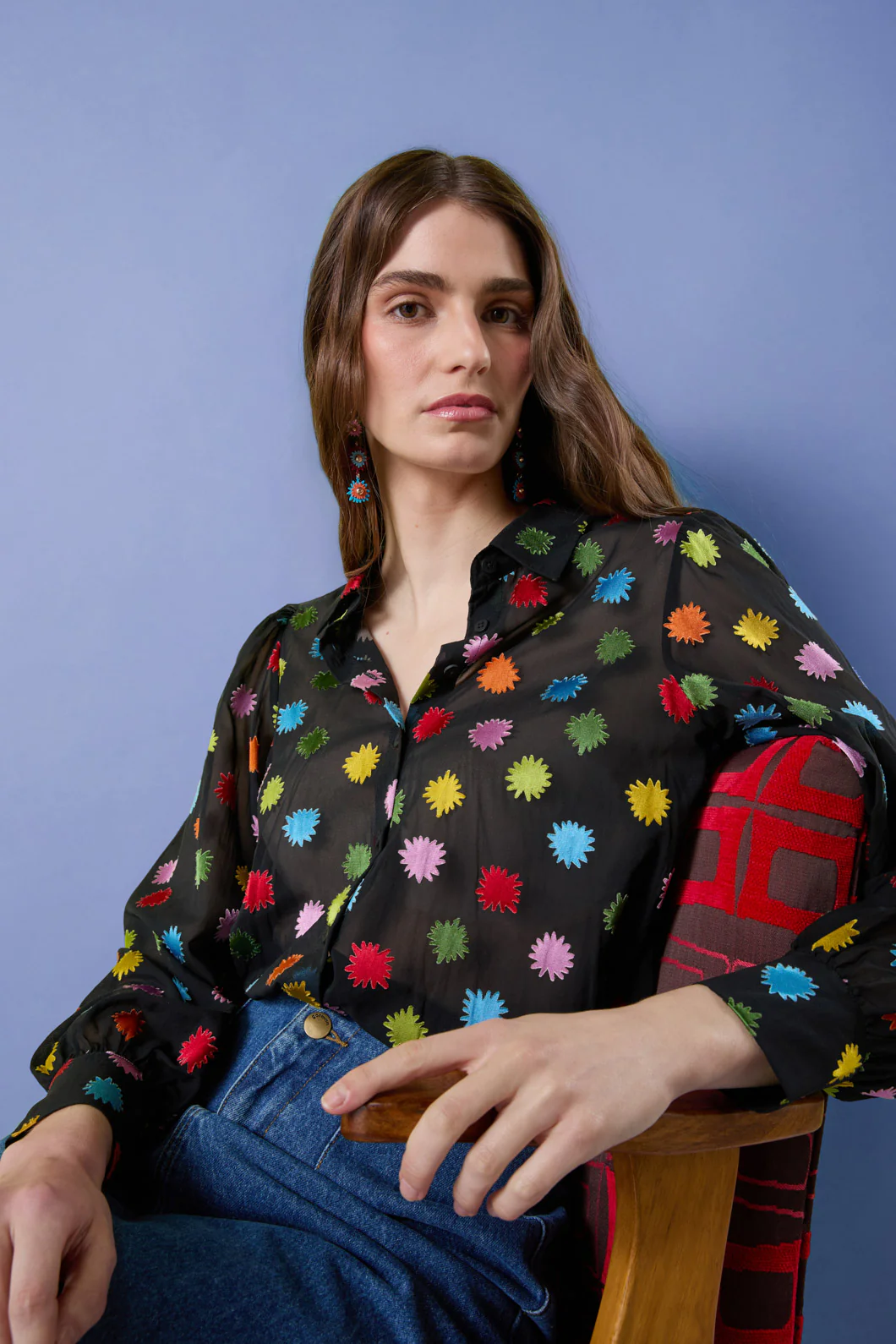 Stars Parade Burnout Shirt - Image 2