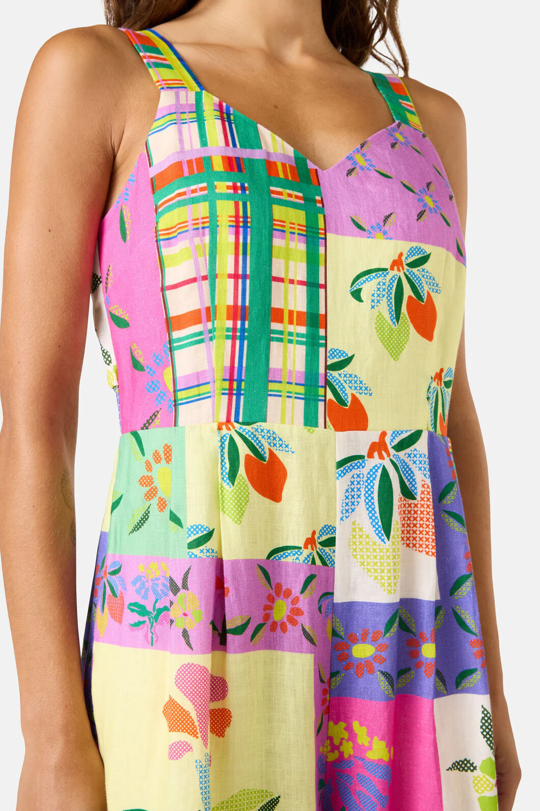 Stencil Garden Print Pantsuit - Image 6