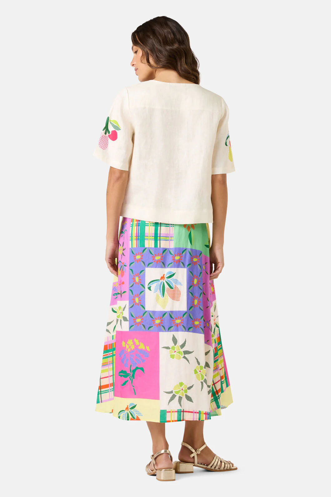 Stencil Garden Print Shirt - Image 4