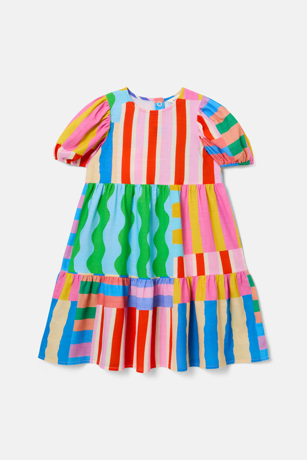 Stripe Mix Kids Dress - Image 2