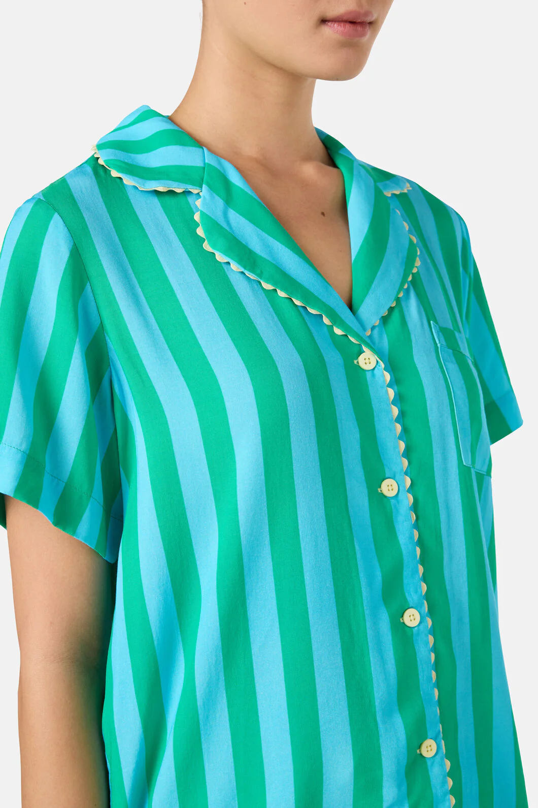 Stripe PJ Shorts Set - Image 6