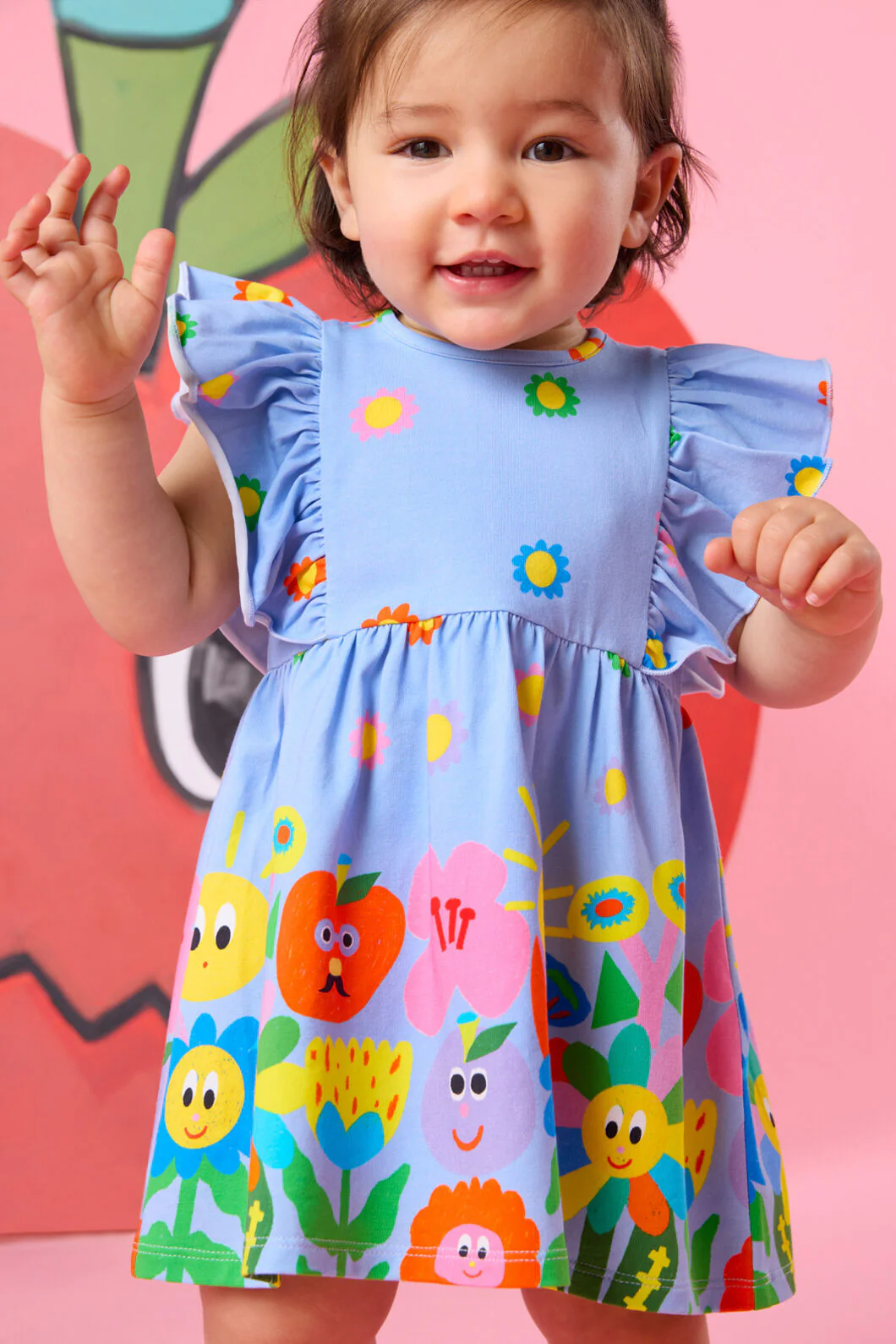 Sunny Border Baby Dress