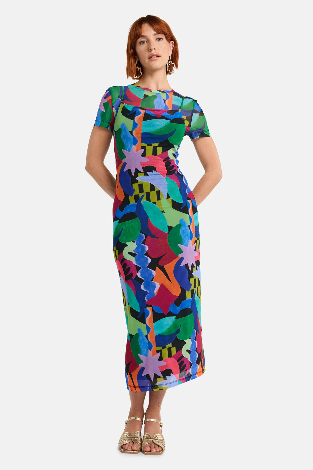 Tangled Tropic Mesh Dress - Image 6