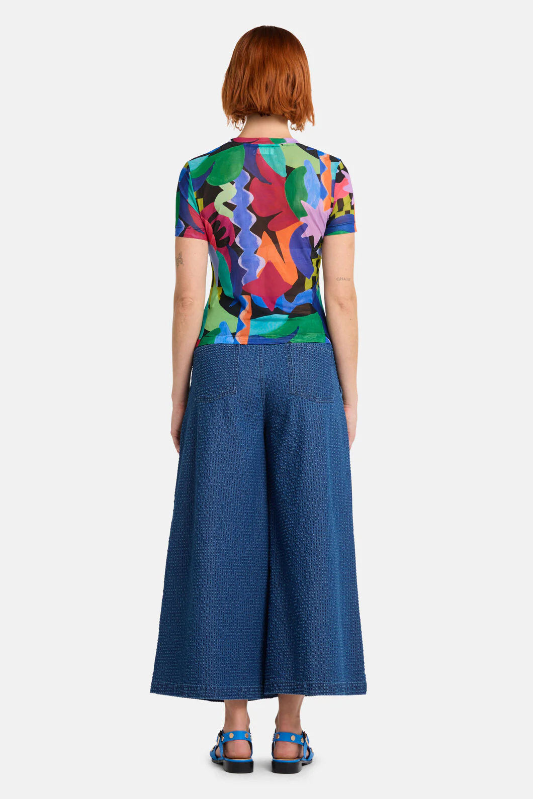 Tangled Tropic Mesh Top - Image 4