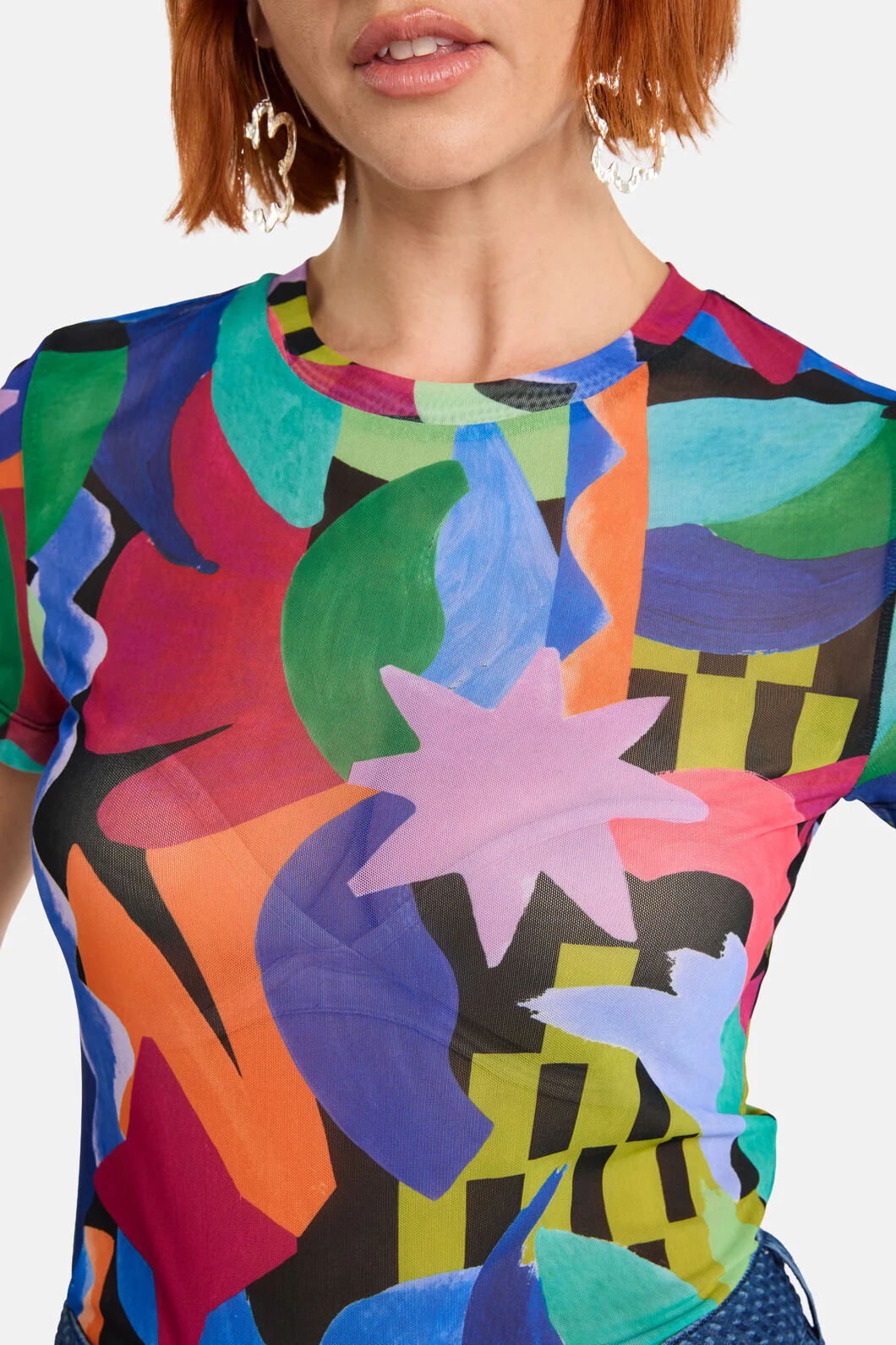 Tangled Tropic Mesh Top - Image 5