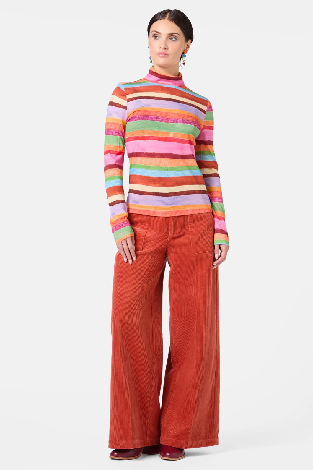 Technicolour Polo Top - Image 2