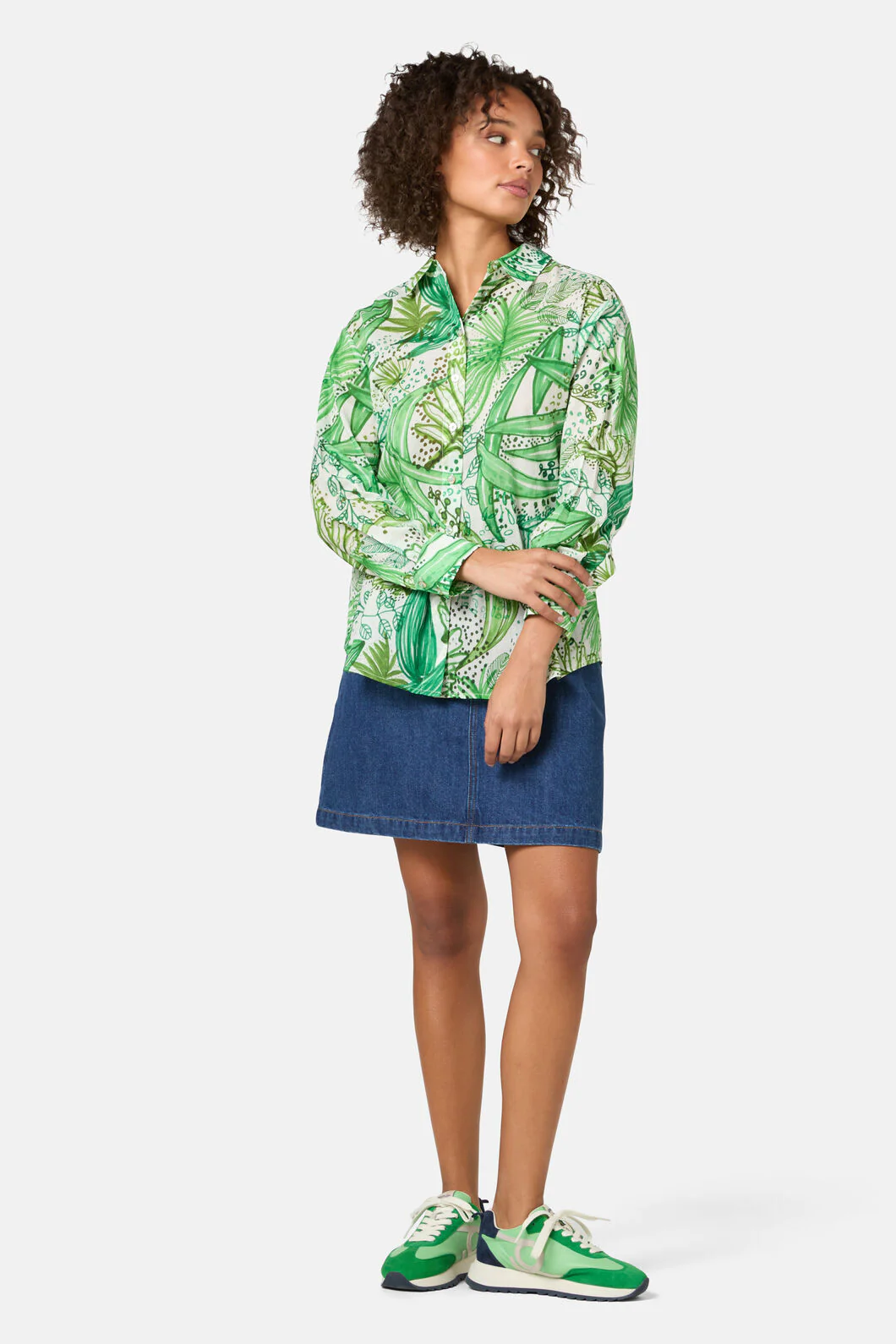Tree Fern Print Shirt - Image 2