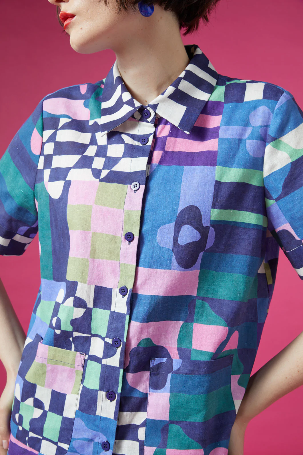Tropic Check Shirt - Image 5