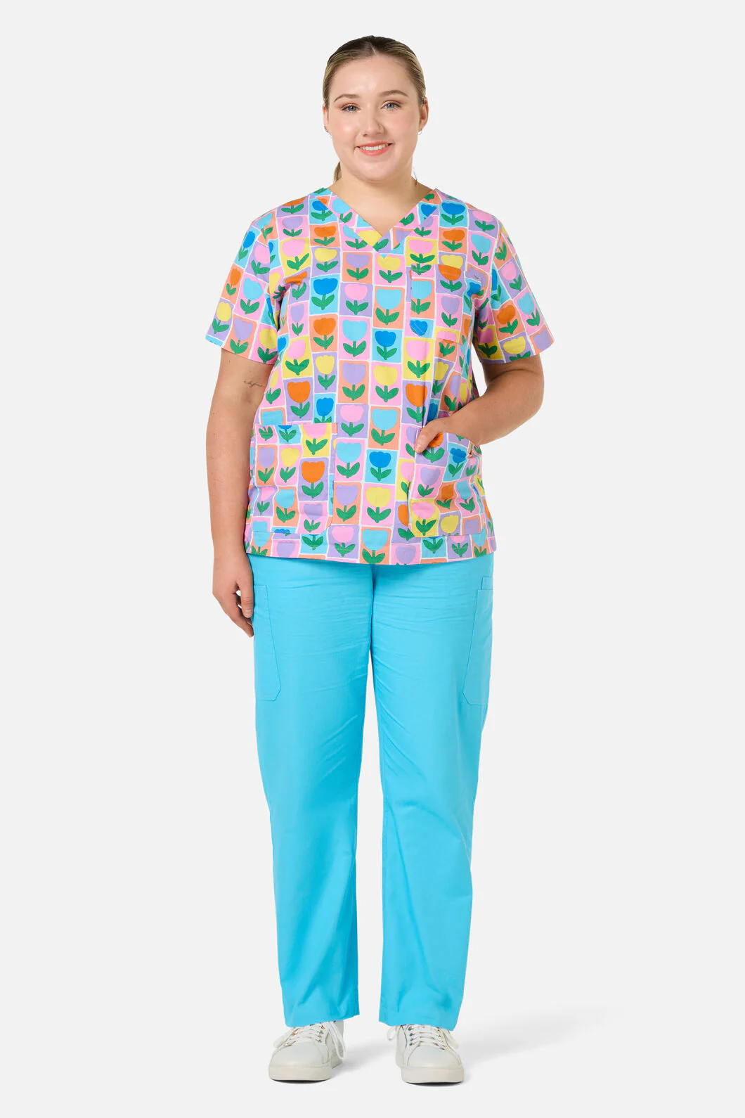 Tulip Top & Pant Scrub Set