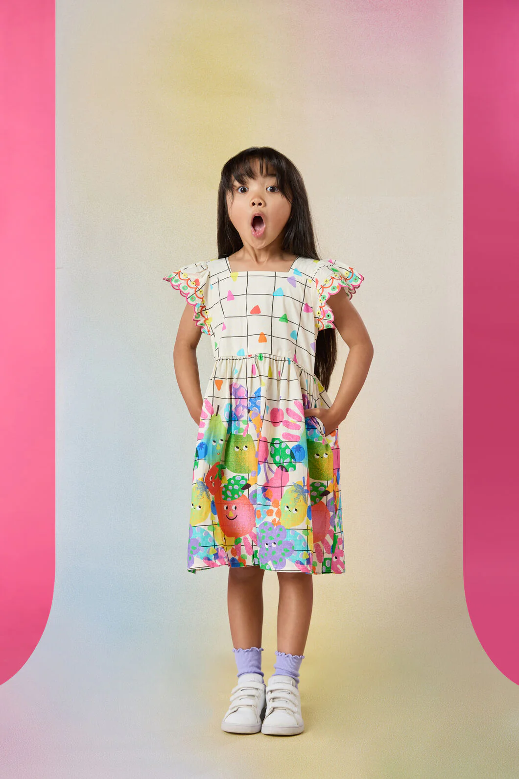 Tutti Frutti Kids Border Dress