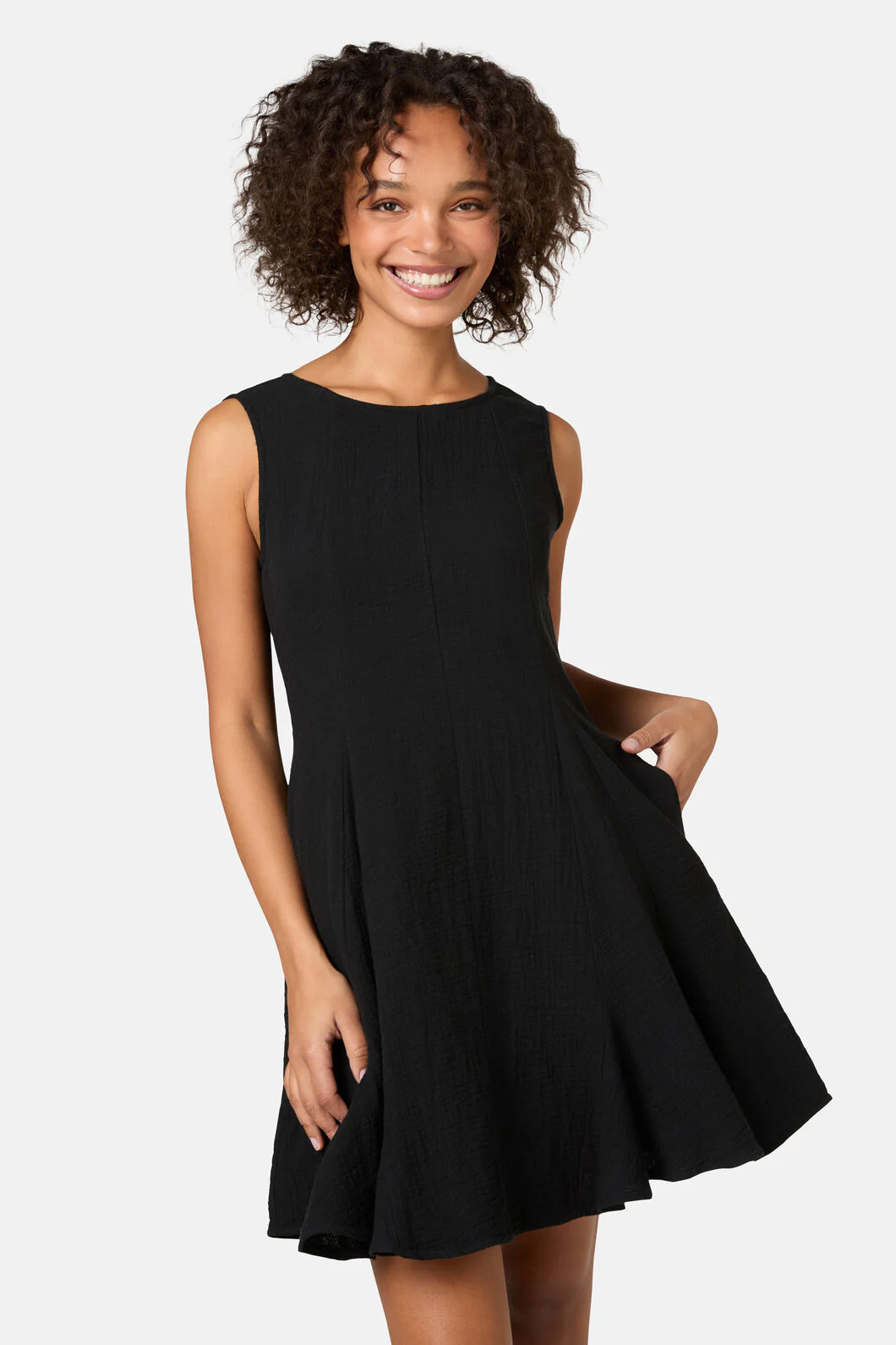 Twirlsuit Waffle Mini Dress