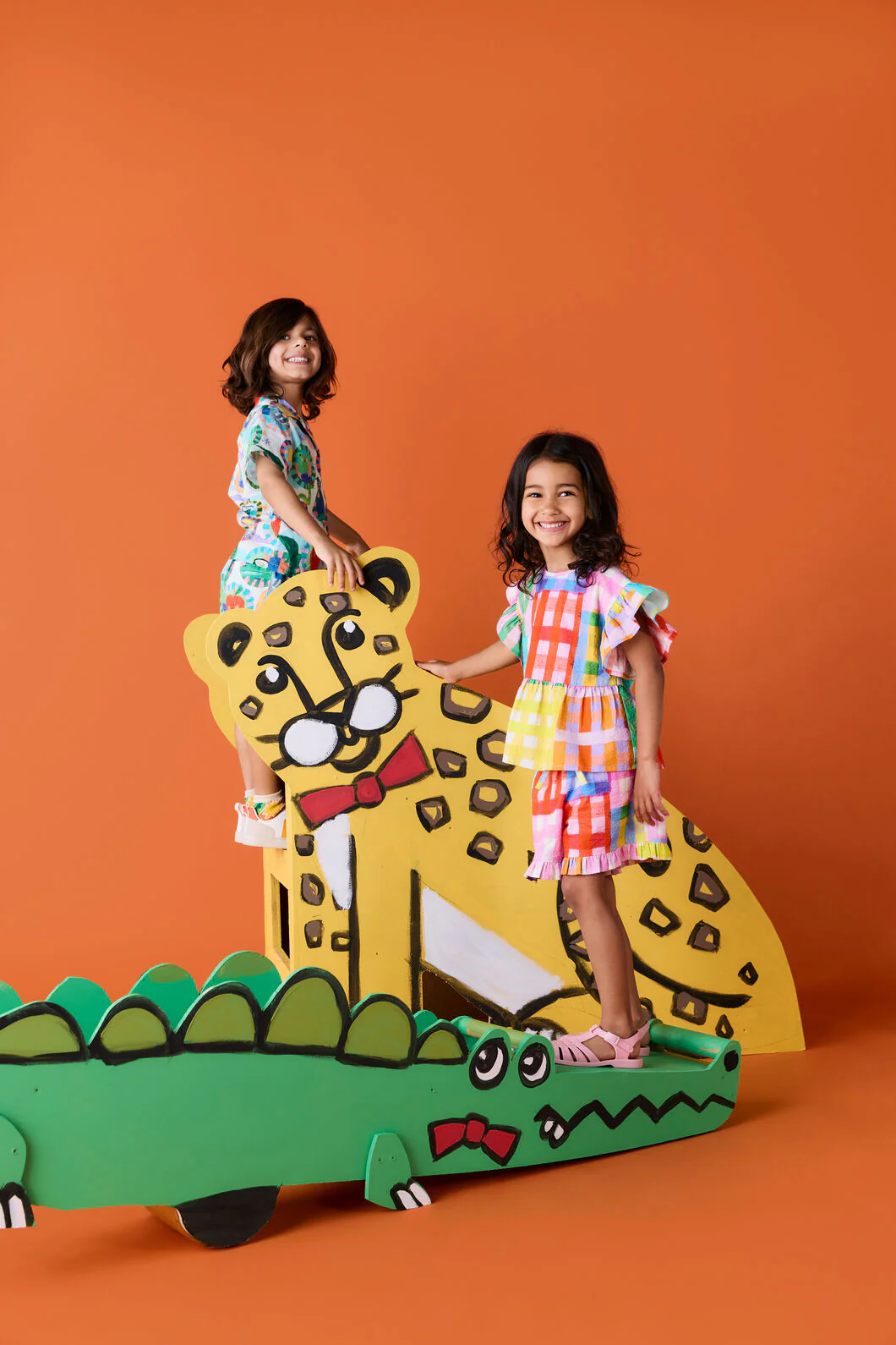 Vichy Check Kids Frill Shorts