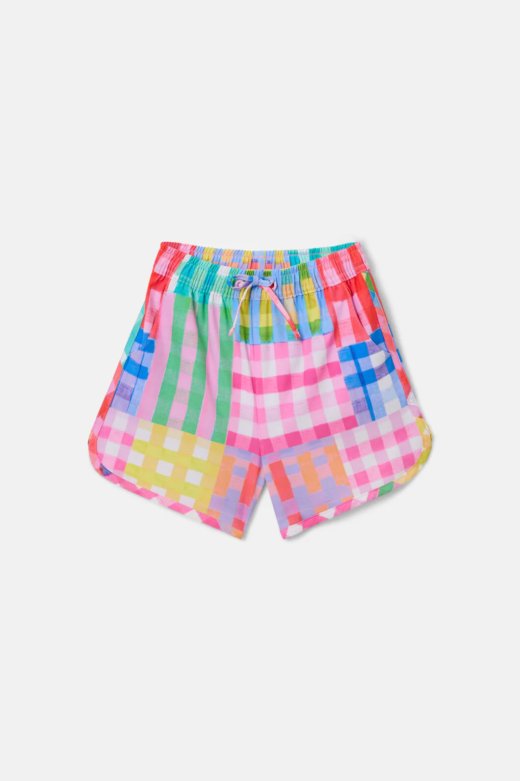Vichy Check Kids Swim Shorts - Image 3