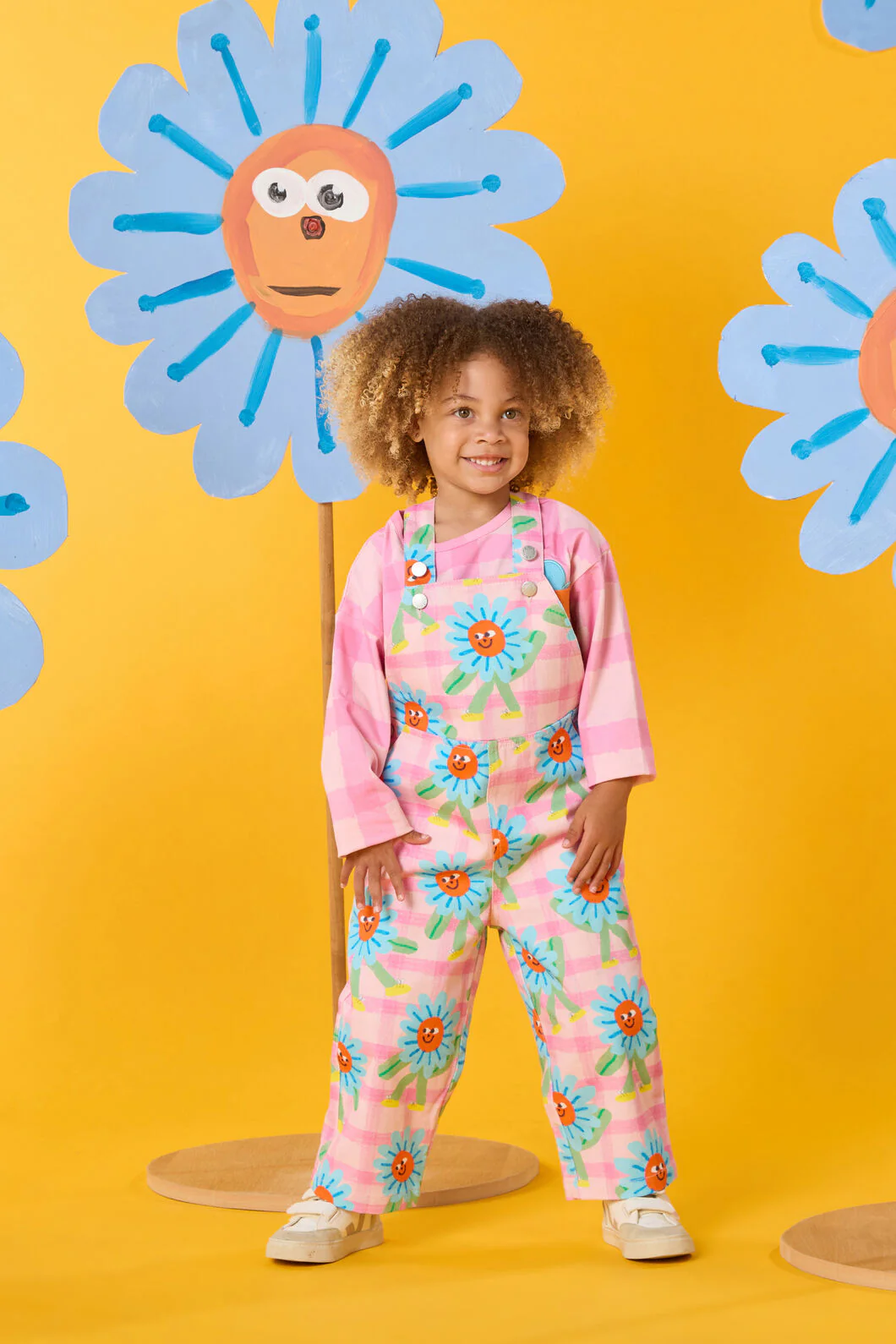 Walking Daisy Kids Overalls