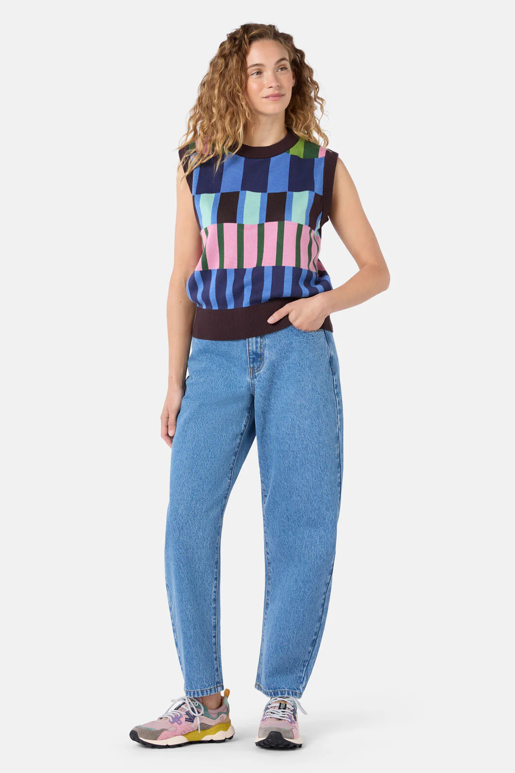 Warpweave Knit Vest - Image 2