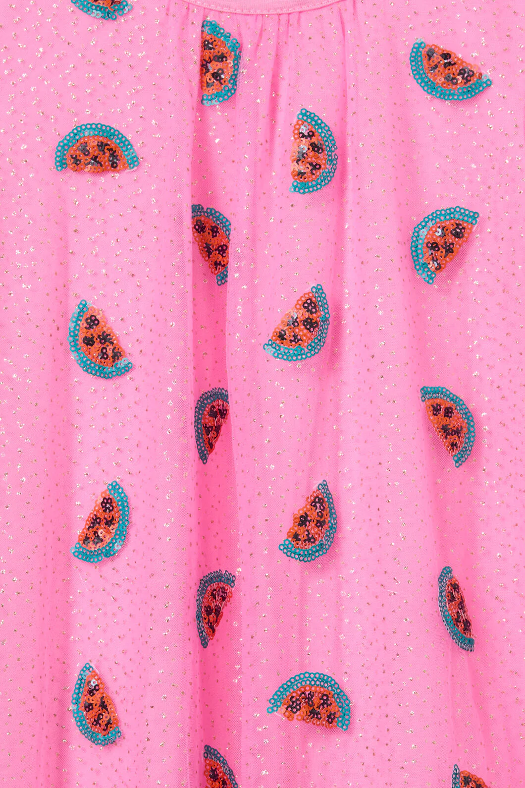 Watermelon Sequin Kids Dress - Image 6