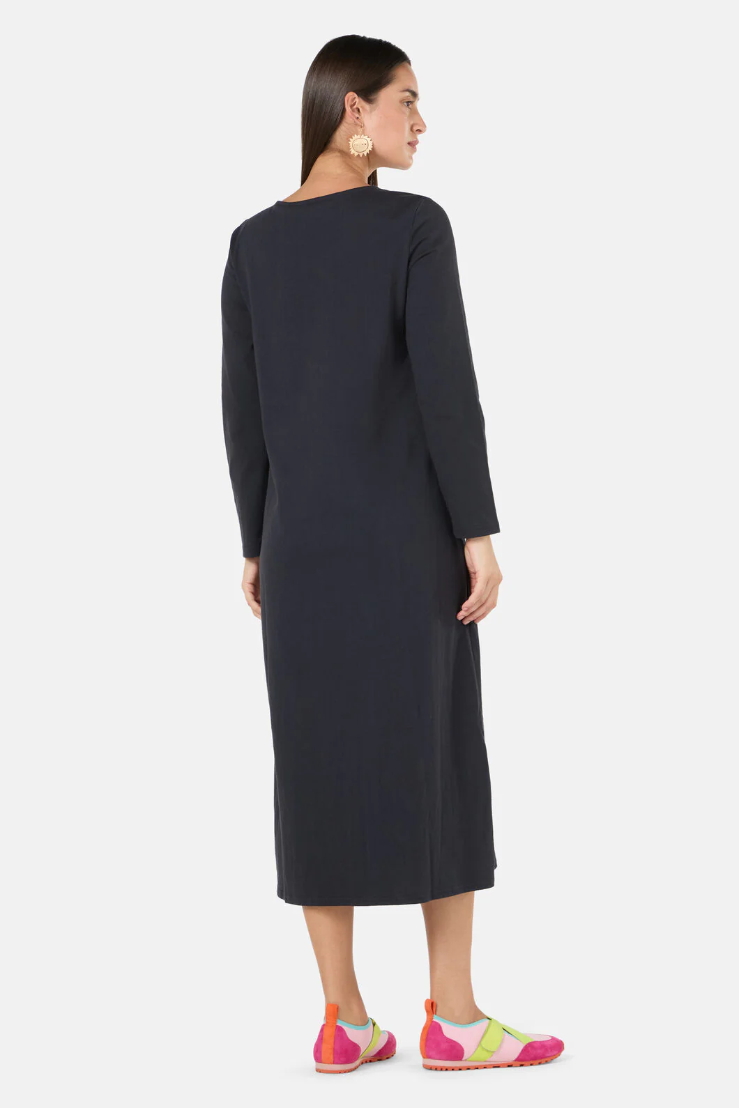 Whimsical Blooms Jersey Dress - Image 4