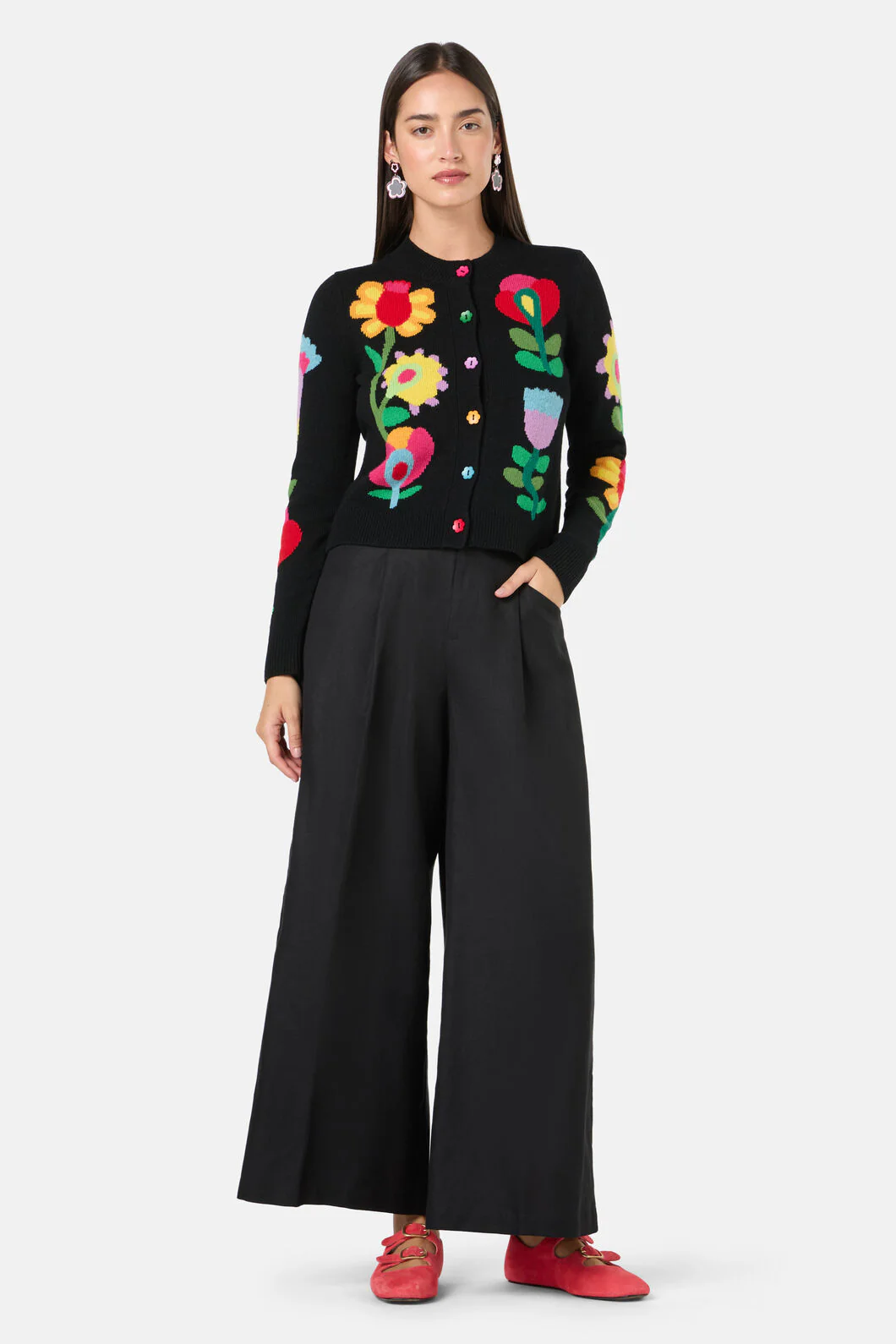 Whimsical Blooms Cardigan - Image 3