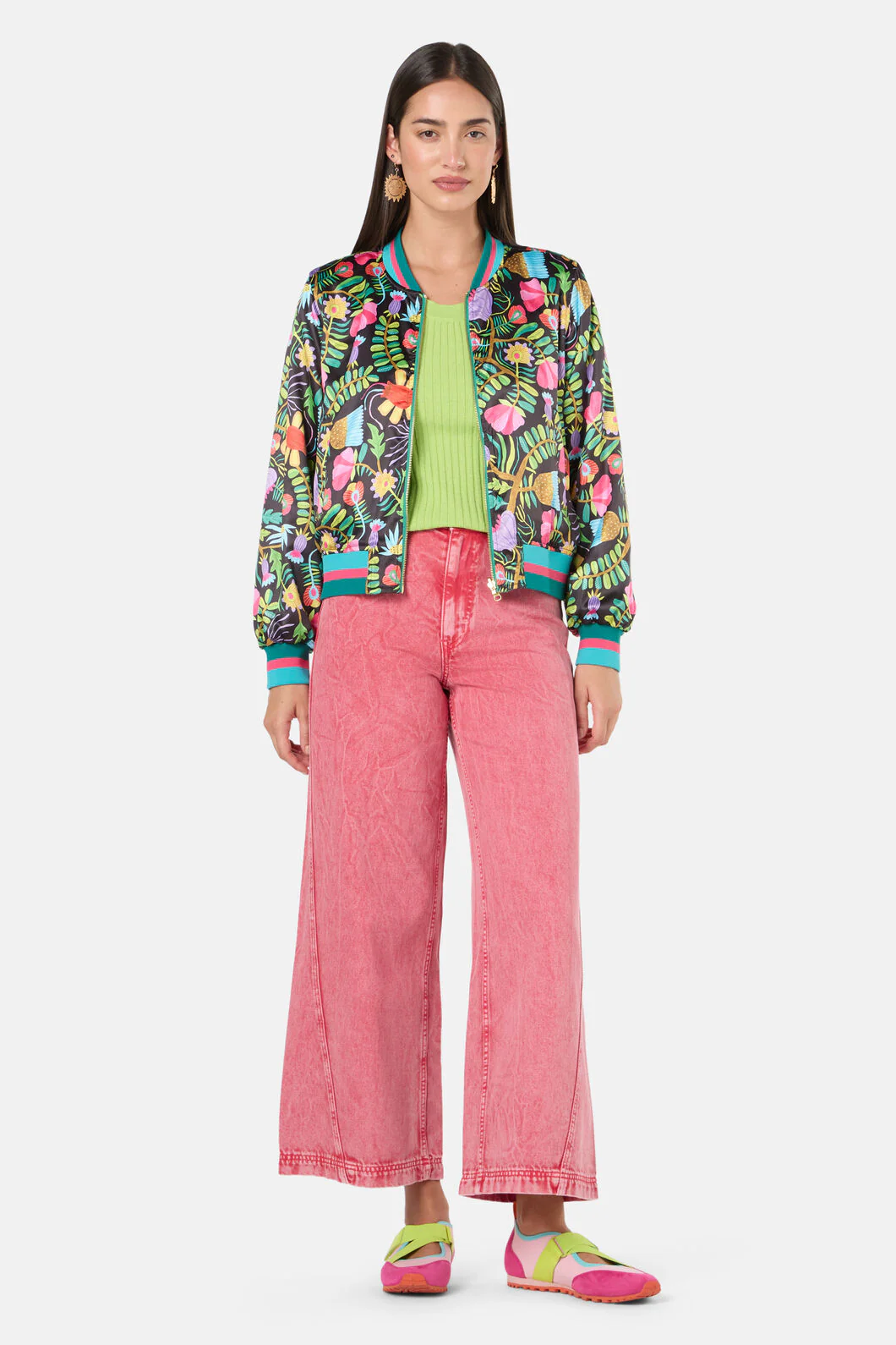 Whimsical Embroidered Bomber - Image 3