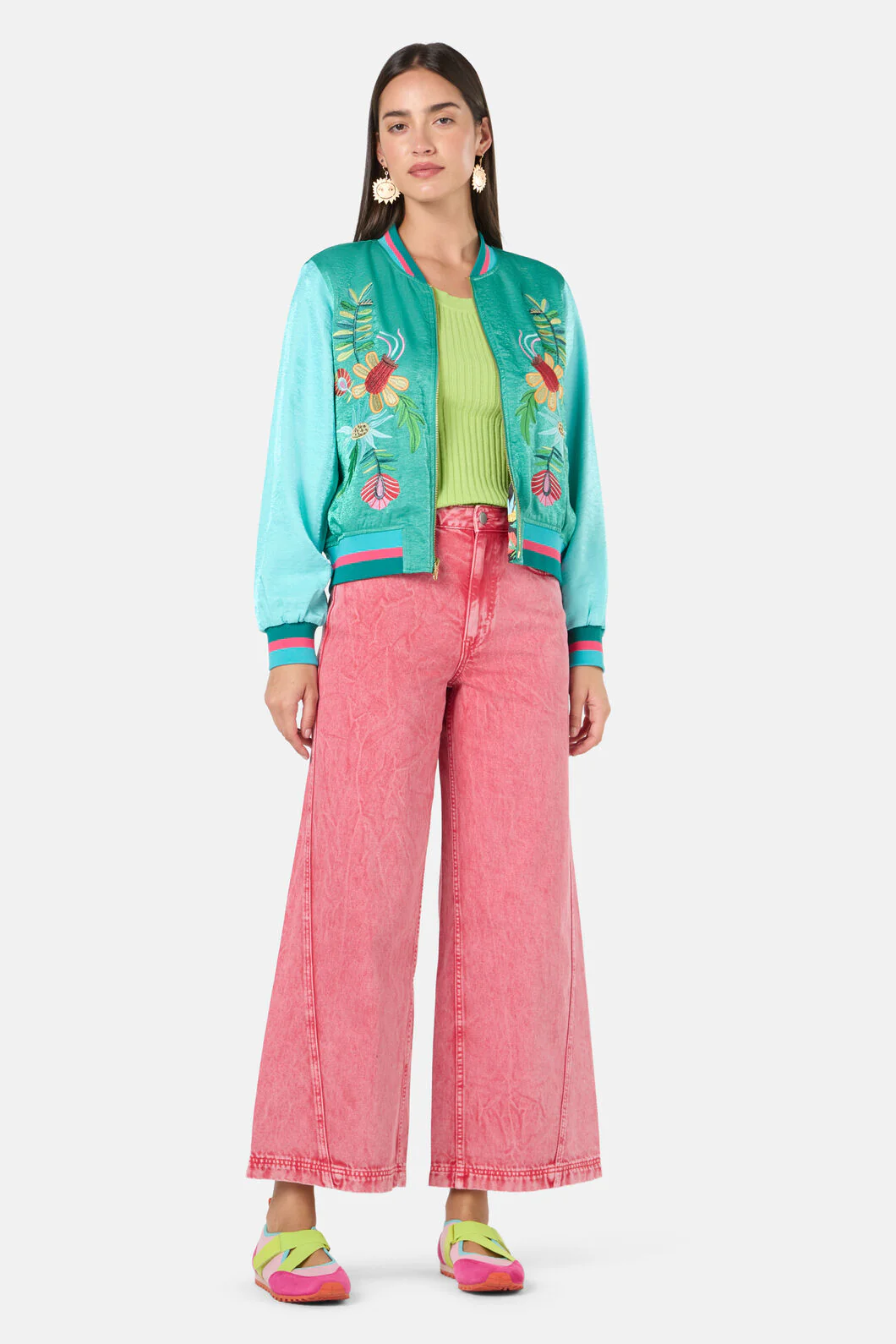 Whimsical Embroidered Bomber - Image 4