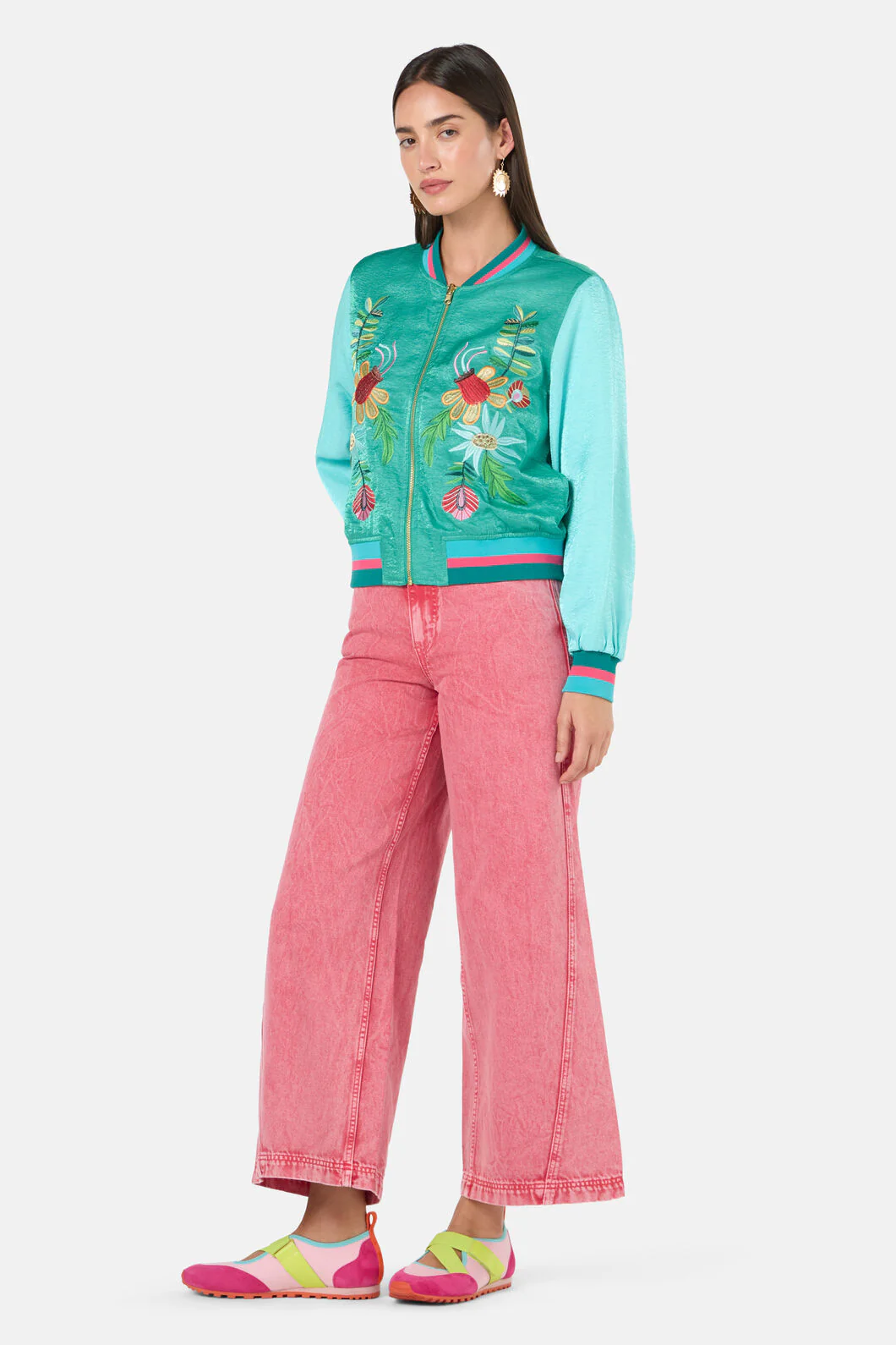 Whimsical Embroidered Bomber - Image 5
