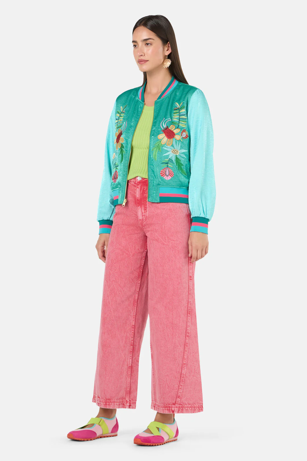 Whimsical Embroidered Bomber - Image 6
