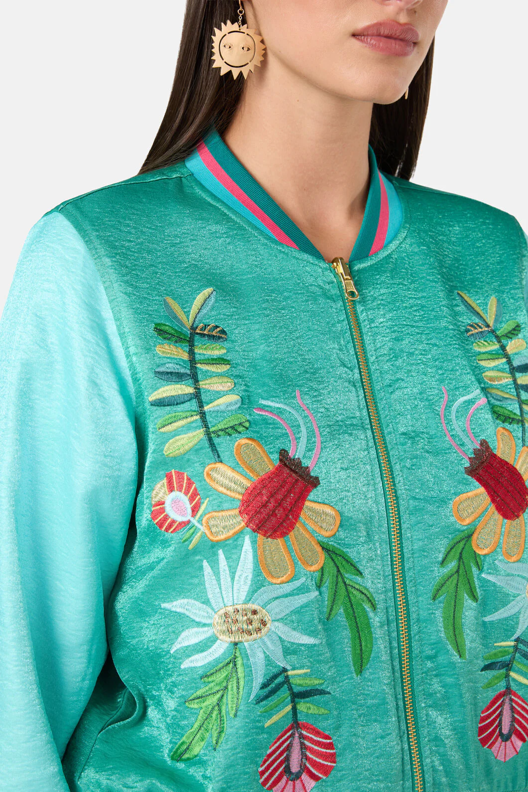 Whimsical Embroidered Bomber - Image 8