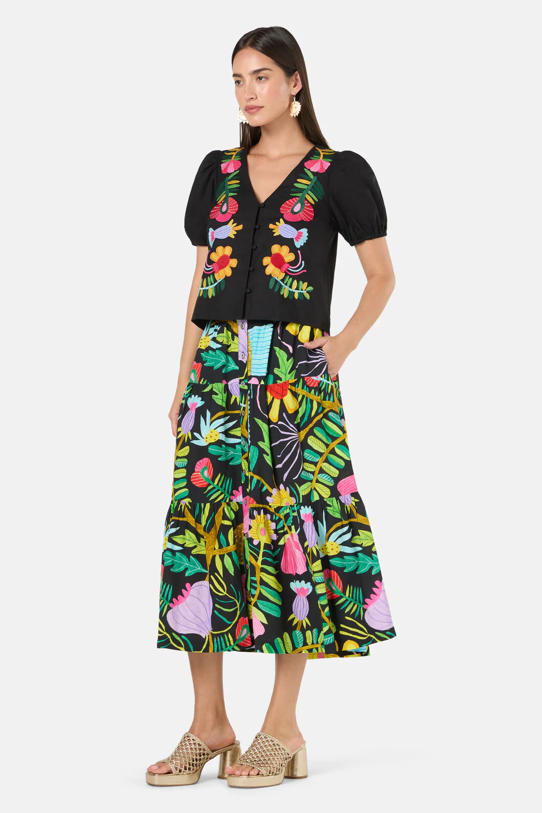 Whimsical Embroidered Top - Image 3