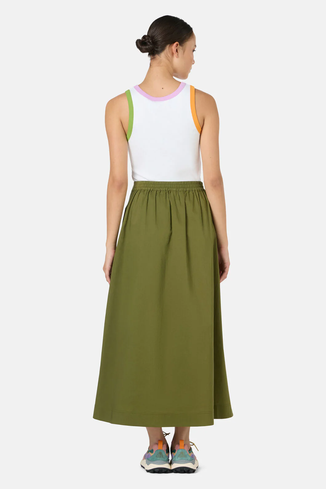 Whitney Gore Midi Skirt - Image 4
