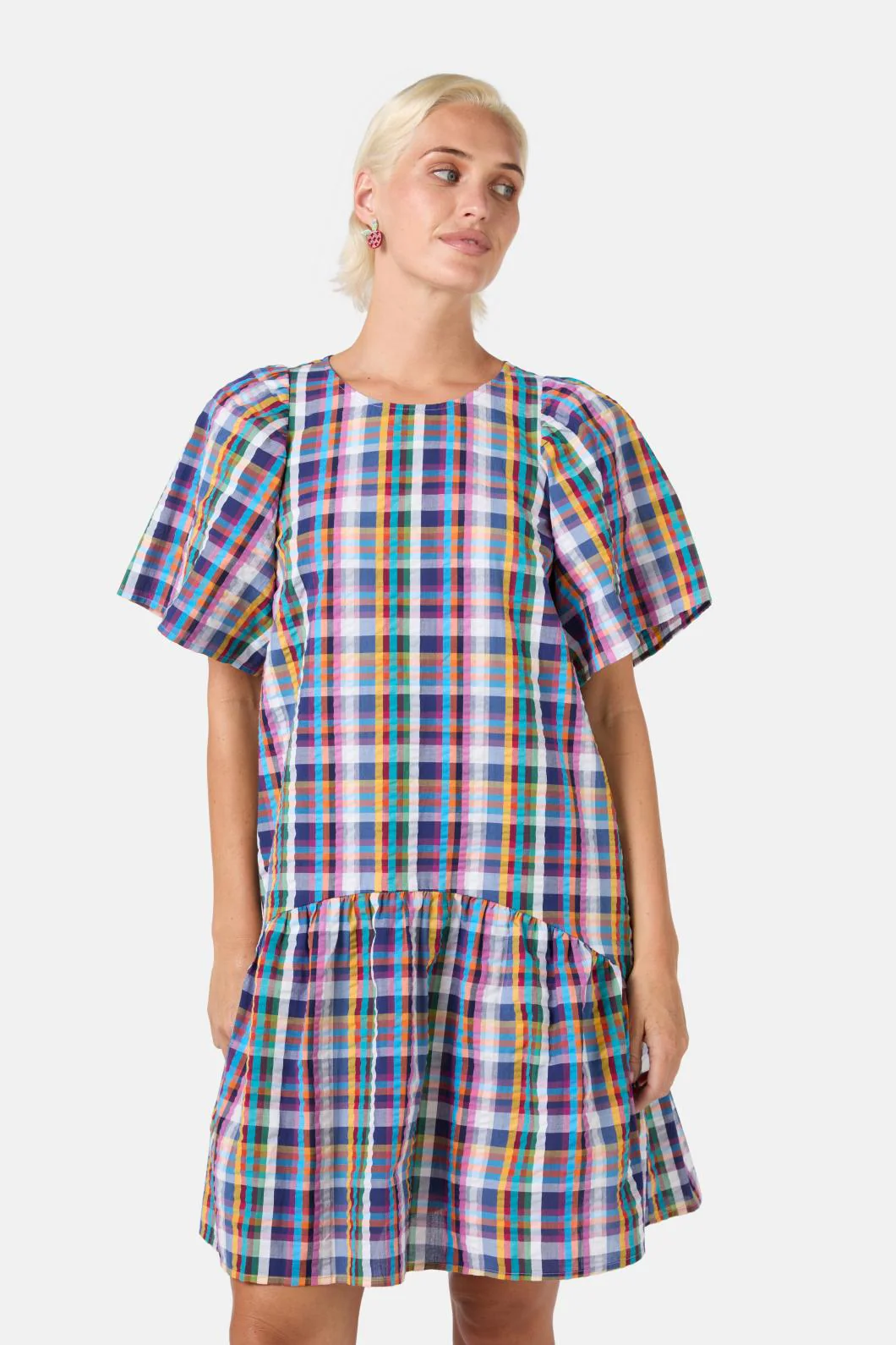 Wilhelmina Check Dress - Image 2