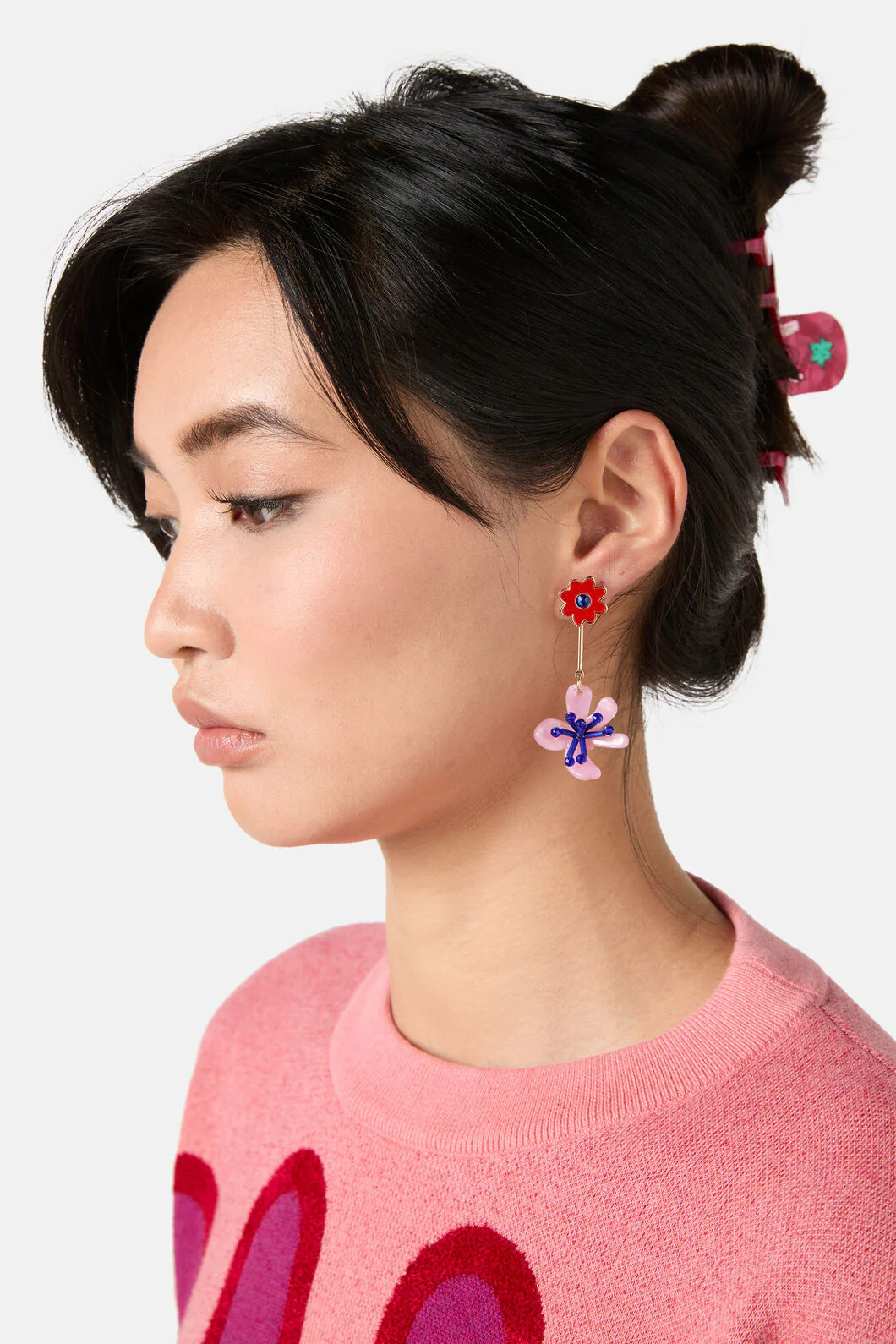 Windowsill Double Flower Earring - Image 5