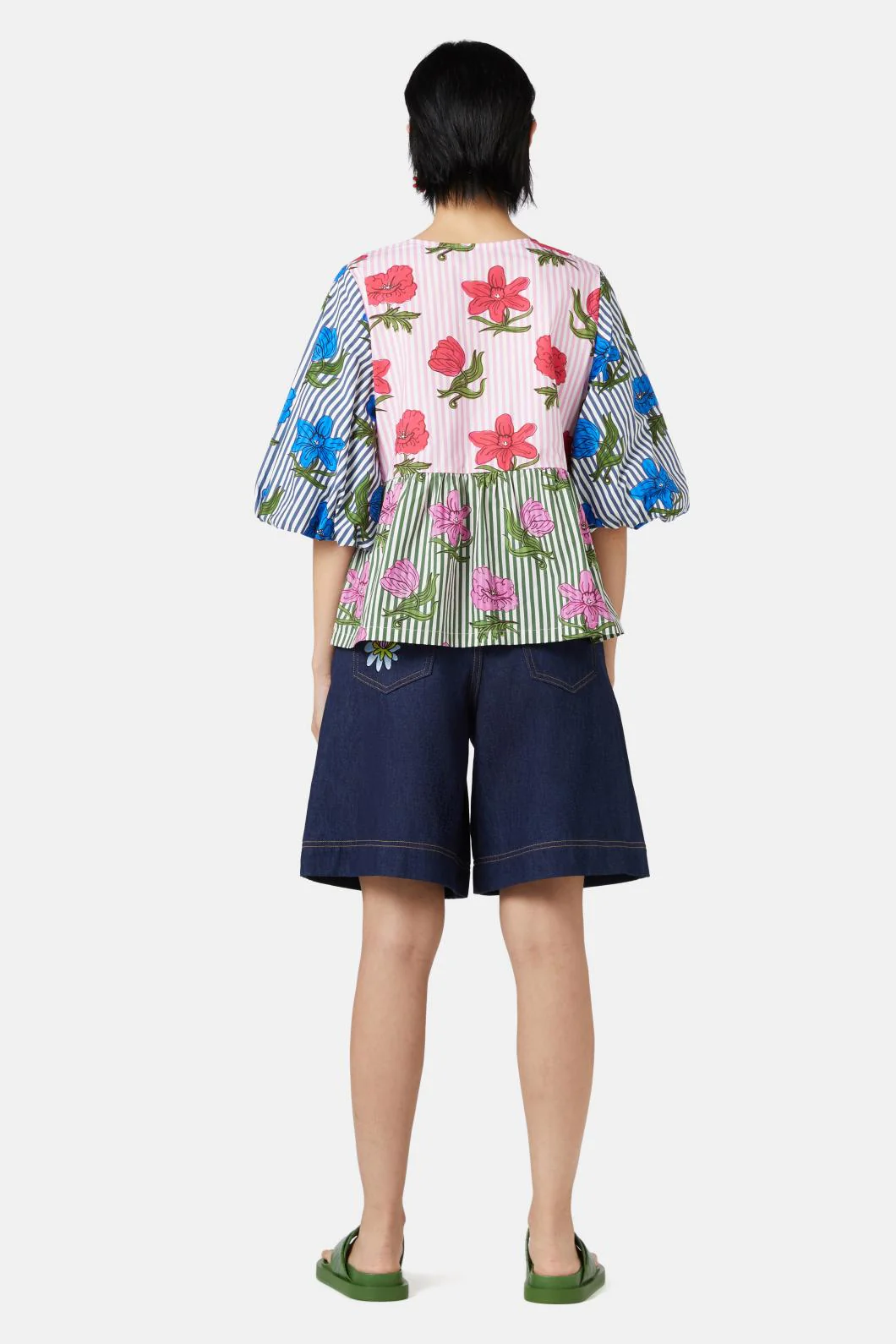 Woodblock Flora Top - Image 4