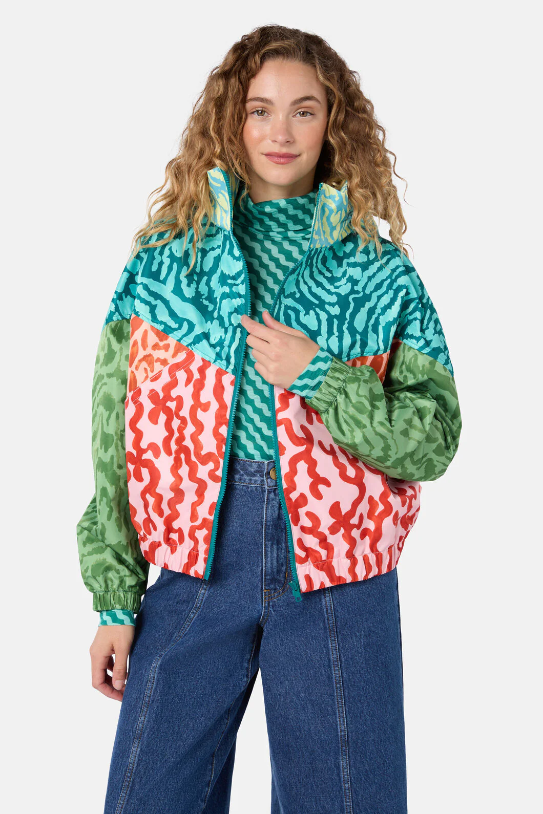 Zellige Patch Raincoat