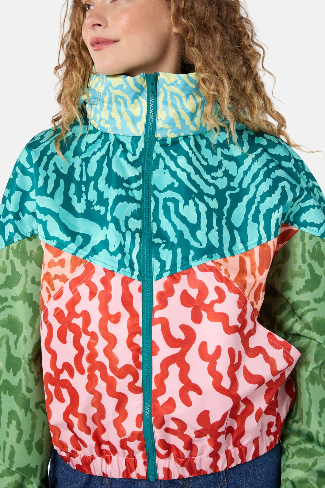 Zellige Patch Raincoat - Image 6