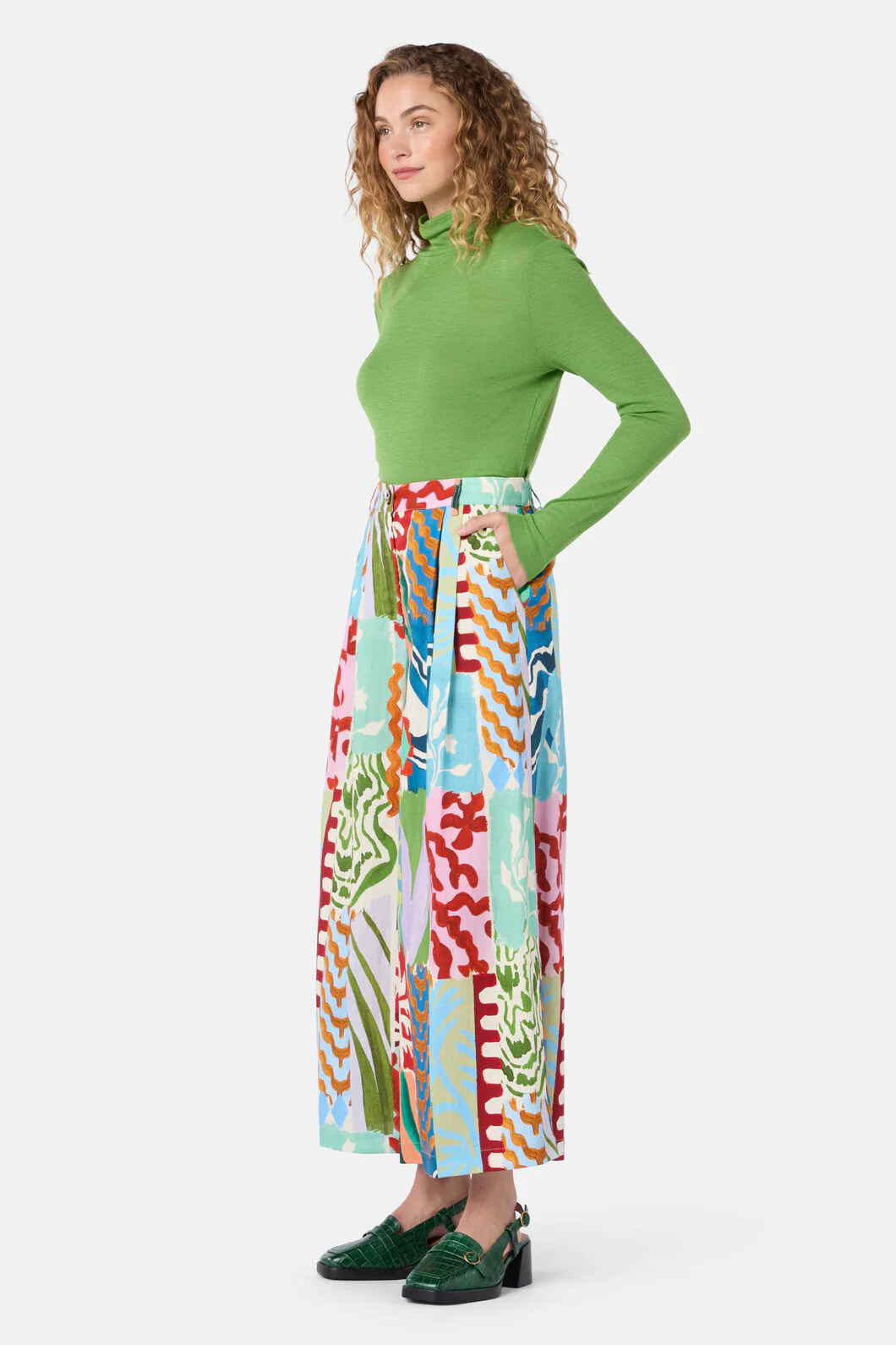 Zellige Patch Skort - Image 3