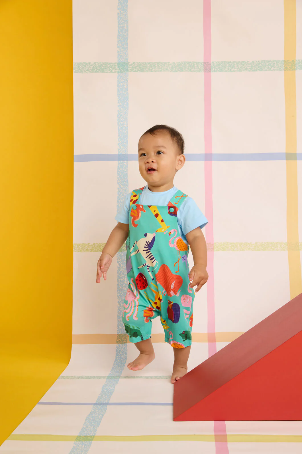 Zoo Tropics Baby Overalls